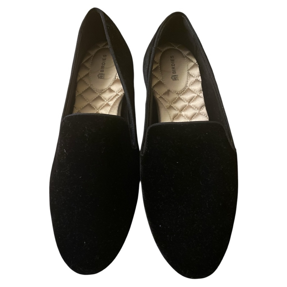 Birdies THE STARLING Black Velvet Loafer